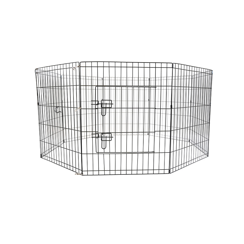 DH051-2 8 Panel Metal Pet Playpen Krat Lipat