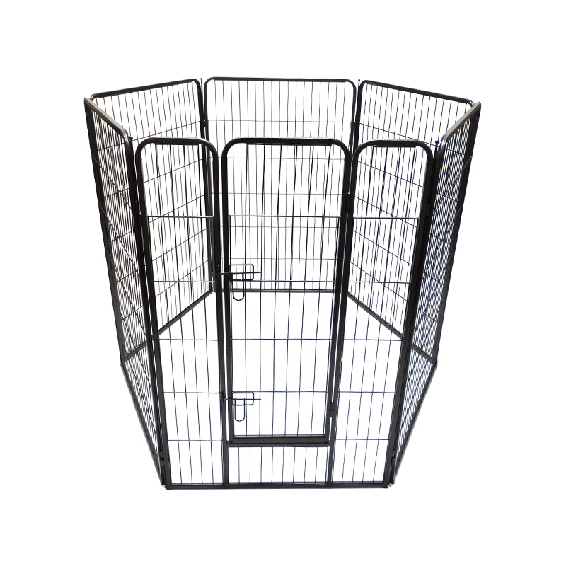 DH093-4 6 Panel Portable Outdoor Folding Heavy Duty Metal Pet Playpen