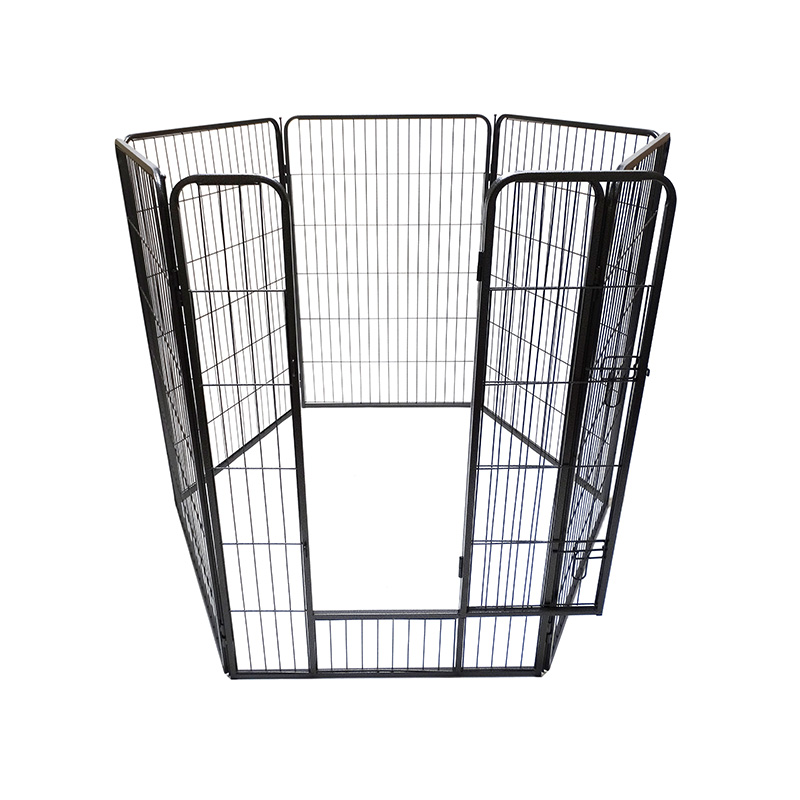 DH093-4 6 Panel Portable Outdoor Folding Heavy Duty Metal Pet Playpen