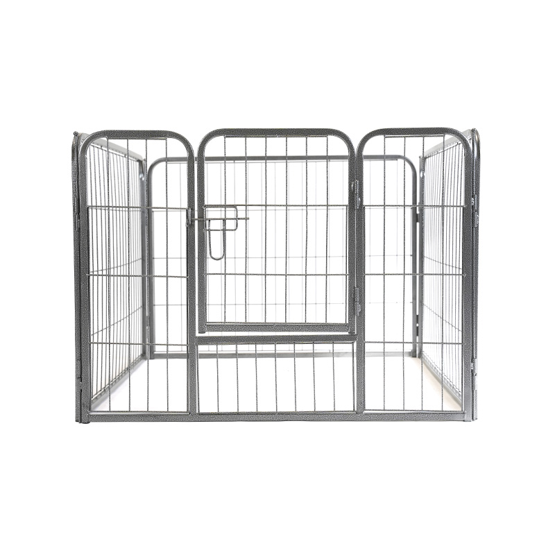 DH093-1 4 Panel Lipat Arnab Logam Kandang Anjing Playpen