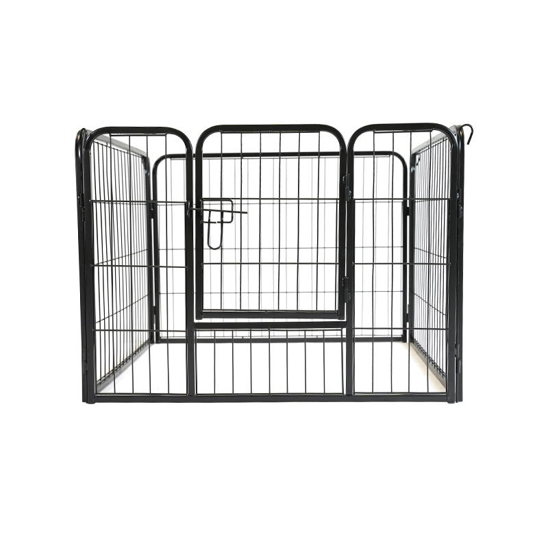 DH093-1 4 Panel Lipat Arnab Logam Kandang Anjing Playpen