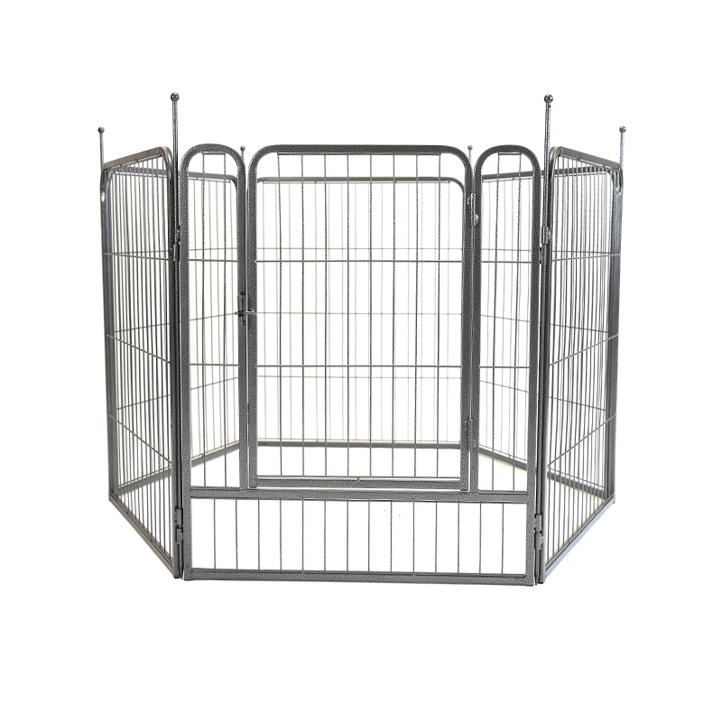 DH093-0 6 Panel Heavy Duty Pet Playpen Pagar Anjing Luaran